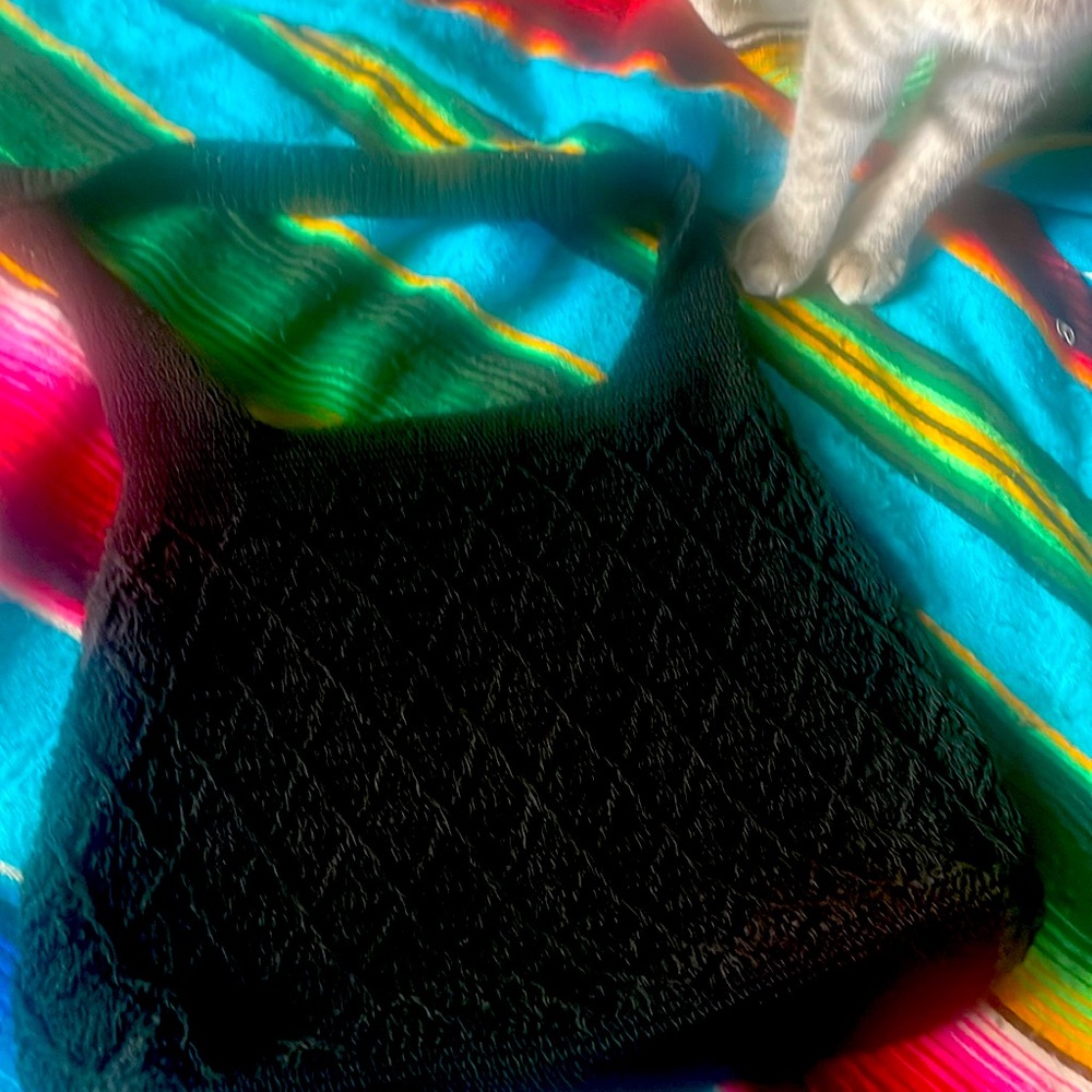 Crochet shoulder bag